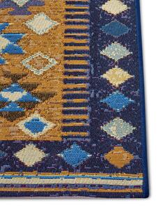Kusový koberec Cappuccino 105874 Peso Yellow Purple 120x170 cm