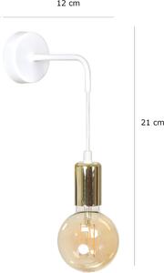 Emibig Vesio nástěnné svítidlo 1x60 W bílá 786/K1