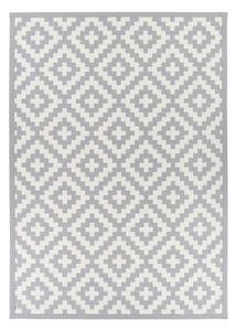 Šedý vzorovaný oboustranný koberec Narma Viki, 70 x 140 cm