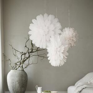 Stolní lampa Watt & Veke, Snöblomma, Bílá, Obývací pokoj, Papír / Karton, Design