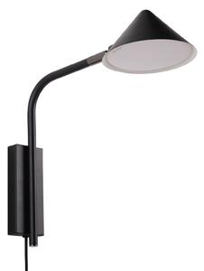 Nástěnná Svítidla Watt & Veke, Kuro, stmívatelné, Černá, Obývací pokoj, Kov, Design