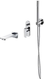 Sada vanová baterie Cersanit City S951-345, sprchová sada Cersanit Inverto S951-708, S951-706