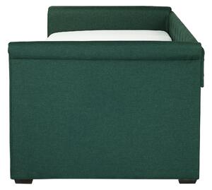 Rozkládací postel 90 cm LISABON (s roštem) (zelená). 1007308
