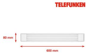 LED stropní světlo Maat, délka 60cm, bílá, 840