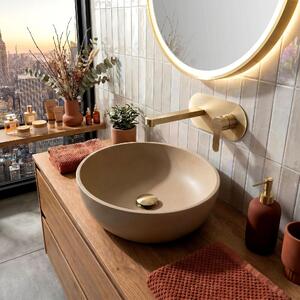 Podomítková vanová baterie REA Arcos Brush Gold