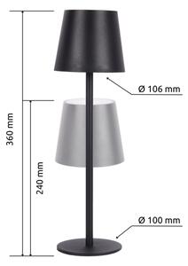 Globo 58438G - LED Stmívatelná dotyková venkovní lampa VANNIE LED/3W/3,7V IP44