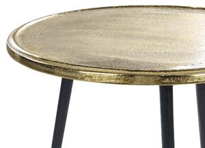 Boční stolek zlatý/ černý TELFER