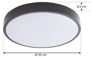 Lindby Smart LED stropní svítidlo Innes černé 38cm RGB CCT Tuya