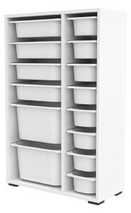Organizér na hračky Dremonka 7 (bílá). Akce -25%