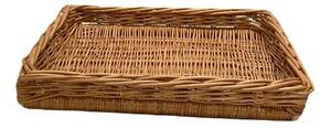 Přepravka 40 x 30 cm, výška 5 cm (Proutěná bedýnka, tác)