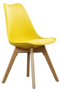 CROSS II jídelní židle, žlutá