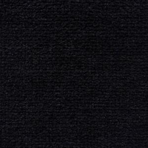 Černý sedací polštářek s masážními míčky Linda Vrňáková Bloom, ø 65 cm
