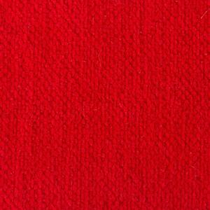 Červený sedací polštářek s masážními míčky Linda Vrňáková Bloom, Ø 65 cm