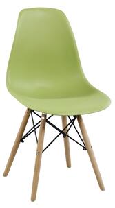 Moderní židle MODENA II, buk/olivová