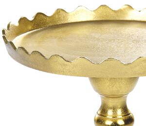 Kovový boční stolek zlatý TIMARU