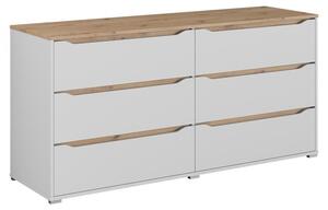 Kredenc Vicco Ruben Bílá/Řemeslný dub 160 x 76.6 cm, Model 62890