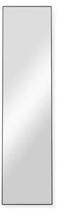 SensaHome Stojací zrcadlo - Minimalistické nástěnné zrcadlo - Černé - Moderní - Make-up zrcadlo / koupelnové zrcadlo - 39 x 156 cm