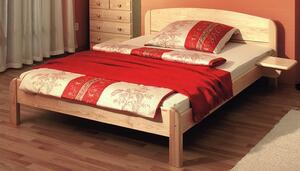 Dřevěná postel Berghen - nízké čelo