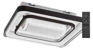 Rabalux SMART Černé stropní LED svítidlo s ventilátorem Aireon 480x480mm 50W CCT s DO 71341