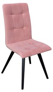 Designová jídelní židle Karla, růžová Magic Velvet