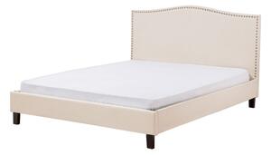 Manželská postel 160 cm MONTHY (s roštem) (béžová). 1007380