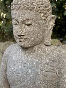 Ručně tesaná socha Buddha ze sopečného kamene 80 - 150 cm