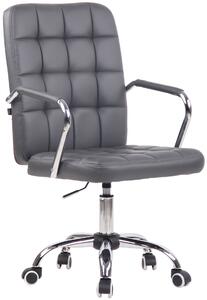 Kancelářská židle Ikast - umělá kůže | šedá