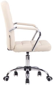 Kancelářská židle Ikast - umělá kůže | krémová