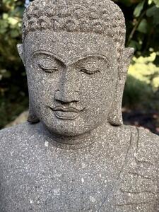 Ručně tesaná socha Buddha ze sopečného kamene 80 - 150 cm