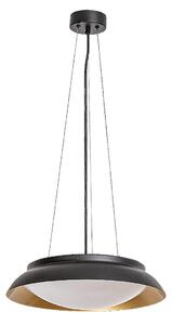 Rabalux Černo-zlaté závěsné LED svítidlo Hafsa 400mm 24W 72134