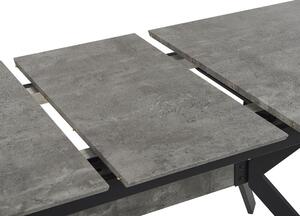 Jídelní stůl BENOS (šedá + černá) (pro 6 osob). 1023614