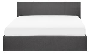 Manželská postel 160 cm ORBIT (s roštem a úl. prostorem) (šedá). 1007412