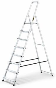 Hliníkové schůdky 8 stupňů jednostranné DRABEST ALD8 HOME