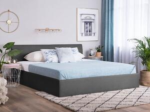 Manželská postel 180 cm ORBIT (s roštem a úl. prostorem) (šedá). 1007413