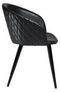 Černá koženková židle DAN-FORM Denmark Dual