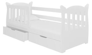 Dětská postel LENA, 160x75, bílá
