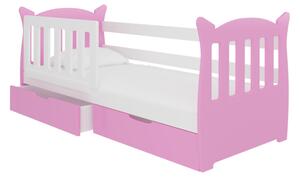 Dětská postel LENA, 160x75, růžová