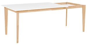 Jídelní rozkládací stůl 140-180x90 cm Sanjuana (bílá). 1035583