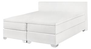 Manželská postel Boxspring 160 cm PREMIER (s matracemi) (bílá). 1007428