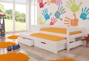 Dětská postel SAGA, 200x90, zelená