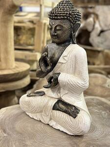 Buddha bílý, pryskyřice