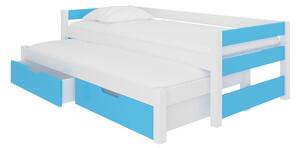Dětská postel SAGA, 200x90, modrá