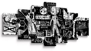 Obraz - Graffiti (210x100 cm)