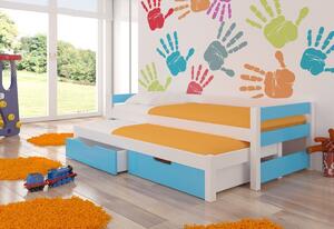 Dětská postel SAGA, 200x90, zelená