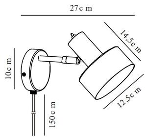 Nordlux Bílé nástěnné svítidlo Matis pro žárovku E27 2512201001