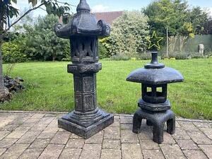 Menší zahradní lampa Pagoda 75 cm