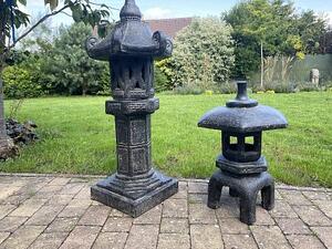Masivní zahradní lampa Pagoda 120 cm