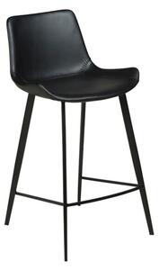 Černá koženková barová židle DAN-FORM Denmark Hype