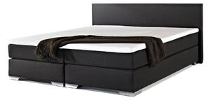 Manželská postel Boxspring 180 cm PREMIER (s matracemi) (černá). 1007431