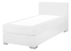 Jednolůžková postel Boxspring 90 cm PREMIER (s matracemi) (bílá). 1007439